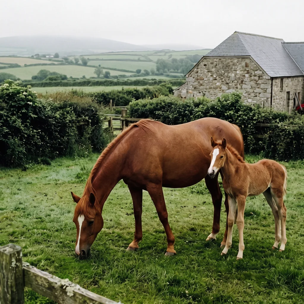Élevage de chevaux au Les Poneys de Charlotte, Saint-Germain-les-Vergnes